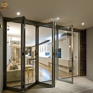 Cửa đi xếp trượt 5 cánh Xingfa A80 nhôm kính cao cấp – HDP Window