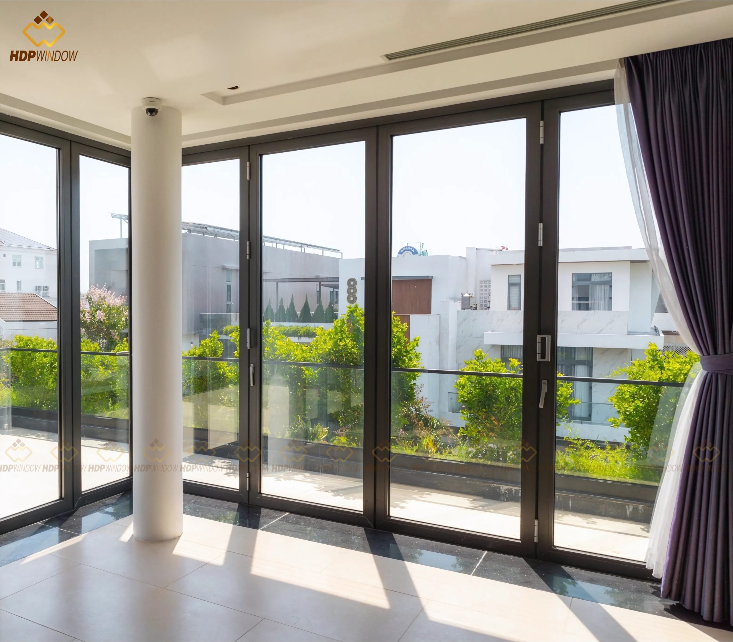 CỬA ĐI XẾP TRƯỢT 4 CÁNH - NHÔM XINGFA CLASS A80 - Ảnh 6