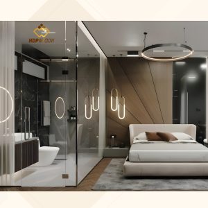 Mẫu cabin tắm kính 90 độ kích thước nhỏ gọn cho phòng tắm có diện tích hạn chế.